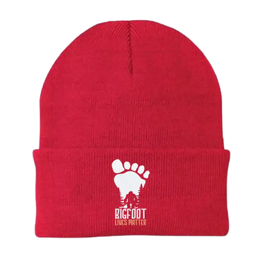 Bigfoot Lives Matter Embroidered Beanie